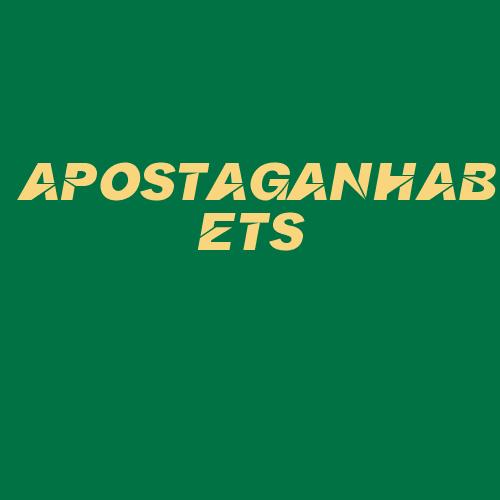 Logo da APOSTAGANHABETS