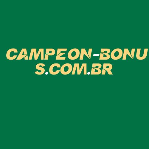 Logo da CAMPEON-BONUS.BR